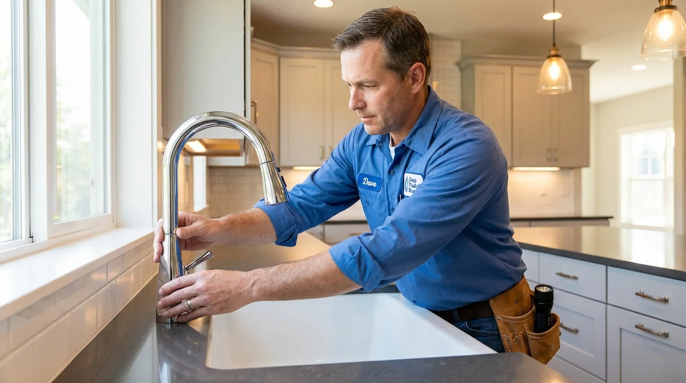 Kitchen faucet installation by Johns Plumbing LLC in Boulder